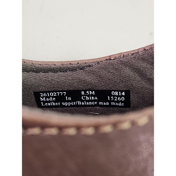 Clarks Ashland Pearl Oxford Brown Leather Lace Up Size 8.5M Womens EUC 26102777 - Picture 6 of 7